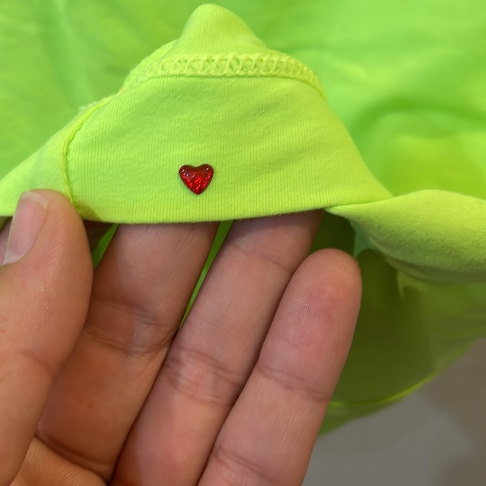 Lorna Jane neon yellow/lime sweetheart mesh tank - Picture 6 of 6